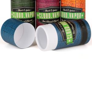 Tubo de encargo del papel de rojo azul de la impresión que empaqueta para el acondicionamiento del regalo y de los alimentos