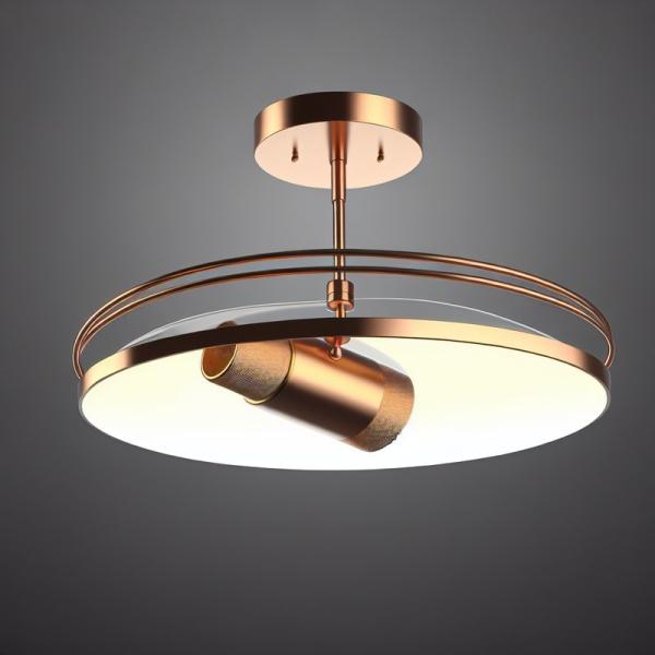 ALOUETTE Contemporary Brass Copper Adjustable Height E12 Base ChanDELIER