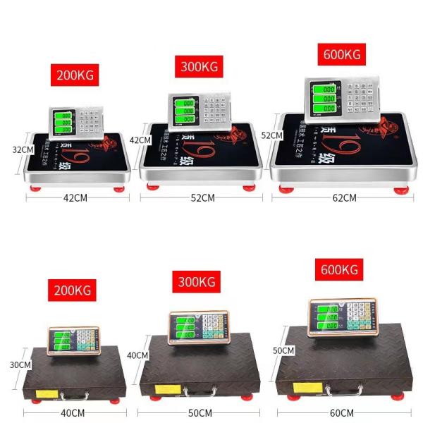 100v-240v alimentation sans fil 100kg à 300kg échelle de banc avec support OEM et ODM