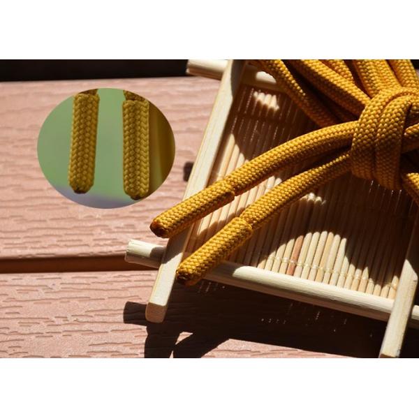 Концы металла и ткани шнура Drawstring полиэстера одежд 5mm круглые