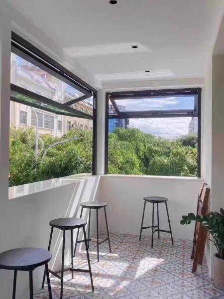 Smart Home IoT Motorized Folding Windows - Wi-Fi/Bluetooth/Zigbee Tri-Protocol Control