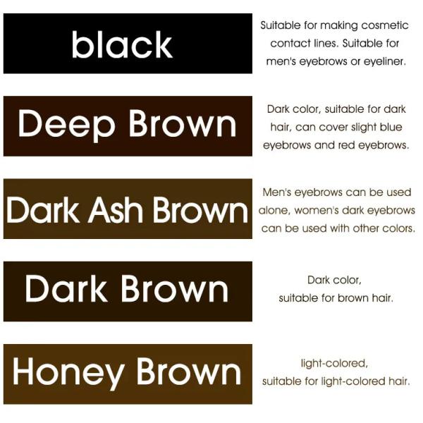 Чернила татуировки макияжа цвета пигмента татуировки брови метки частного назначения 15ml постоянные