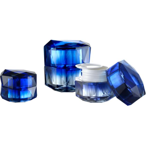 JL-JR812 Luxury PMMA Eye Cream Jar 15g 30g 50g Screw Cap Closure