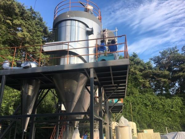 Atomizer High Speed Centrifugal Spray Dryer In Ceramic Industry Plant Extract 50L Stainless Steel