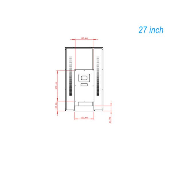 27 inch Android version efficient medical triage call screen diagnosis and treatment call signage player
