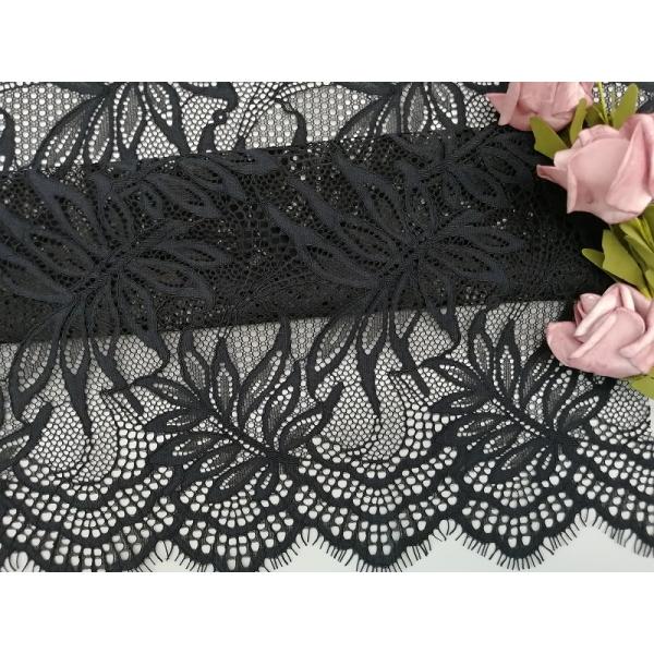 Ткань шнурка Scallop ресницы Chantilly