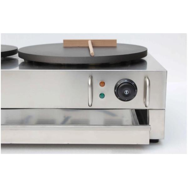 Double Crepe Machine Ss Commercial Catering Equipment Electric Crepe Maker