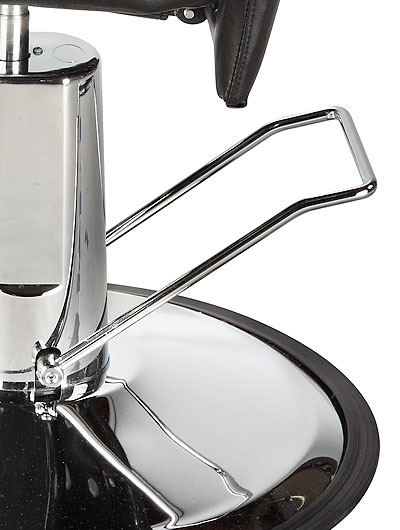 WT-3201 Black Professional Hair Styling Chair chrome armrest with wood for beauty hair salon