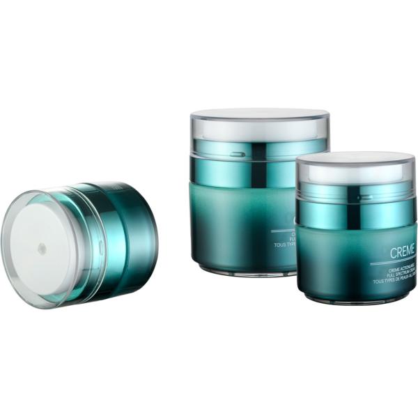 JL-JR806 Acrylic PMMA PP Airless Plastic Cream Jar 15ml 30ml 50ml OEM ODM Service