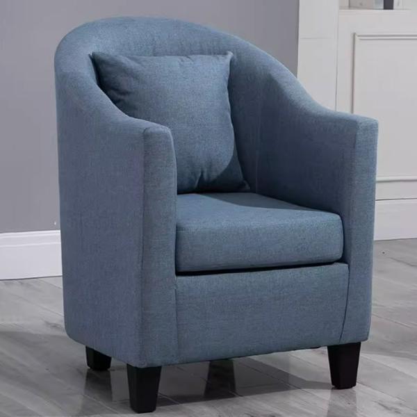 Atmospheric single hotel bedroom sofa home furniture modern lounge recliner wooden living room lounge chair