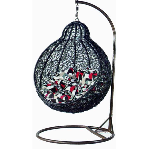 Outdoor-indoor wicker swing chair--8202