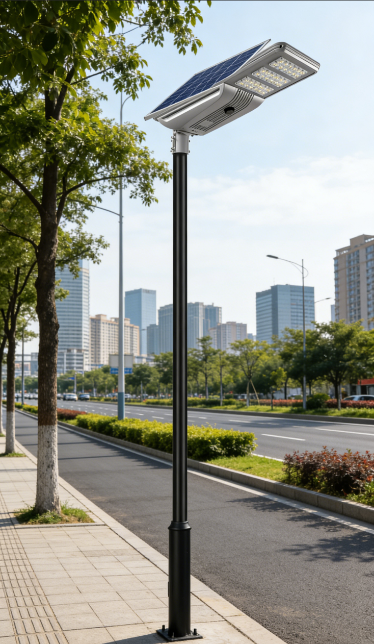 All in one Waterproof Solar Street Light Cusmizable High Quality for Outdoor Roads