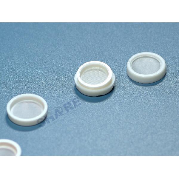 Infusion Disc Filter 180µM Nylon / PET Mesh White ABS Rim For IV Drip Chamber