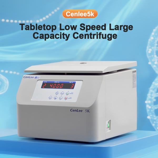 Cenlee5K Swing Out Rotor Laboratory Centrifuge 15ml 50ml 100ml 500ml 5000rpm Bench Top centrifuge for Resin Separation
