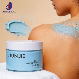 Plastic Injection Body Scrub Jar with Lid Wide-mouth Custom pp Bottle Facial