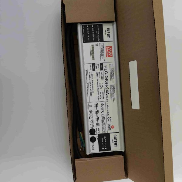 240W 24V Constant Current LED Power Supply IP65 Waterproof for High Bay and Outdoor Lighting