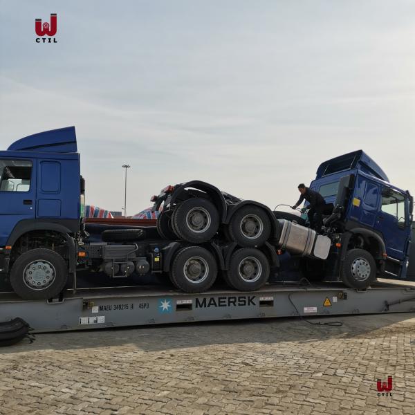 HOWO SINOTRUK Heavy Duty Used 420hp 10 wheels Tractor Trailer Head Truck