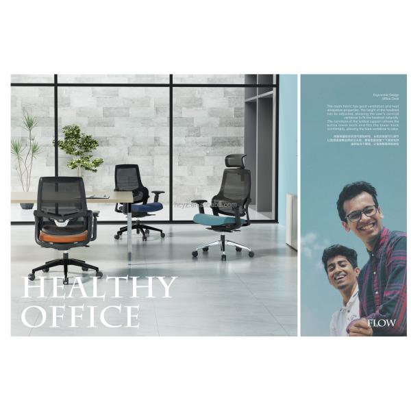 Ergonomic High Back Swivel Chair With Footrest Waterproof Easy Maintenance