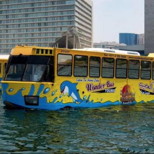 12m FRP Amphibious Bus Boat Yacht for Commercial Sightseeing for Sell