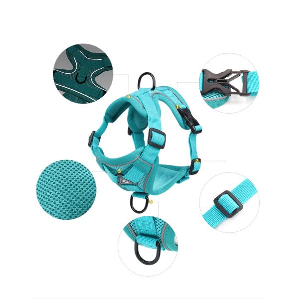Dog Harness Vest Breathable Mesh Reflective Sport Comfortable Outdoor Activities