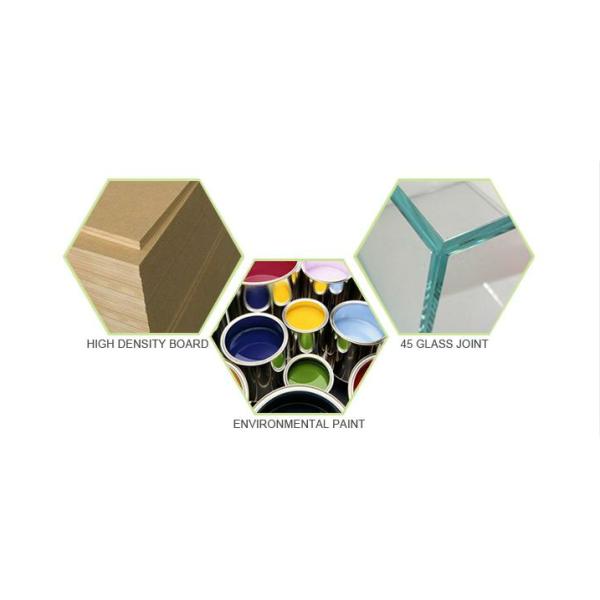 Fashionable Jewelry Showcase Display , Stainless Steel Jewellery Counter