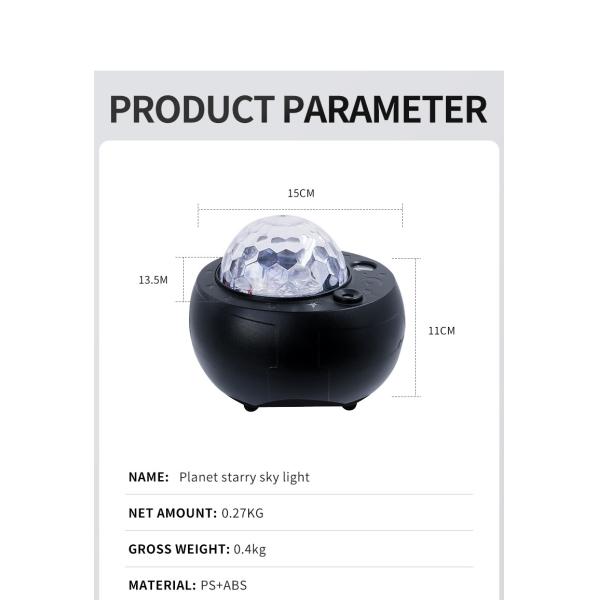 RGB LED Laser Star Projector Planet Galaxy Lighting Lamp Night Light Star Projector For Kids Adults Bedroom