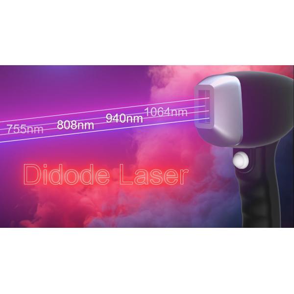Medical Grade Titanium Diode Laser Hair Removal Machine 4 Waves