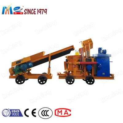 máquina de pulverização do Shotcrete 13Kw com alimentador de parafuso e máquina do Gunite do misturador