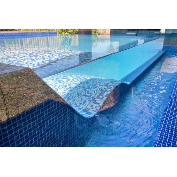 Mix Blue Hotel Swimming Pool Glass Mosaic Design Pattern with Glass Technique and Glass