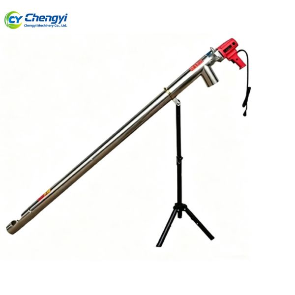Stainless Steel Grain Conveyor Auger Rust Proof 12m Crop Transporter
