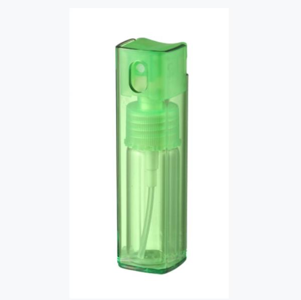 Customized Colour 10ml Perfume Bottle Square Shape Plastic Perfume Bottle