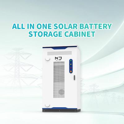 All In One Solar Battery Storage Cabinet 200kWh 100kW Outdoor Battery Storage System
