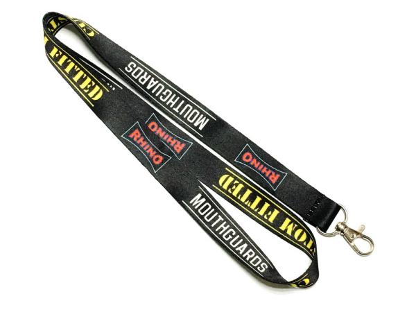 Black Background Heat Transfer Printing Lanyards Dye Sublimation 960 * 20mm