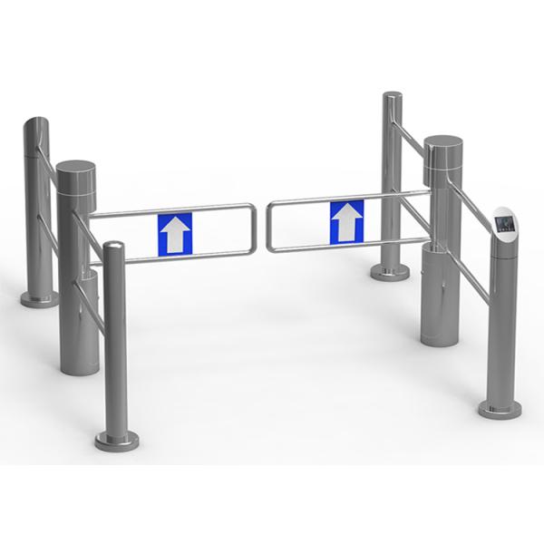 Automatic BLDC Motor SUS304 Swing Barrier Gate with Acrylic Arm for Supermarket Access Control