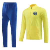 Futebol amarelo feito sob encomenda Team Tracksuits Soccer Training Shirt da juventude
