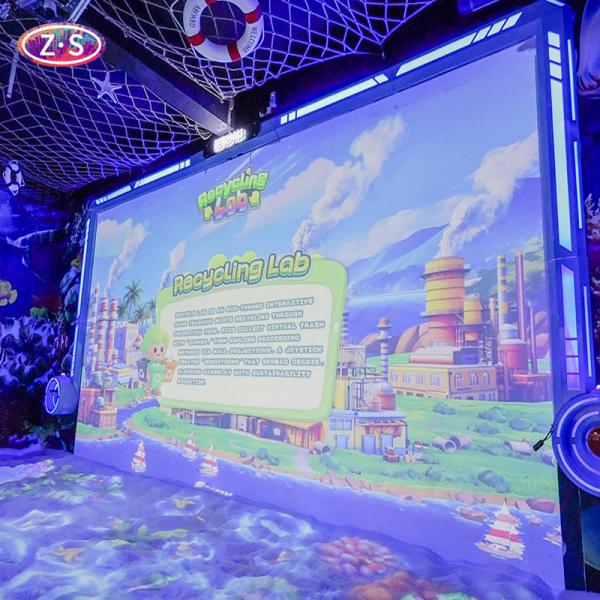 Real-time Interaction Immersive AR Joyful Beach Projection Games