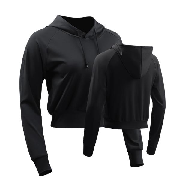 Верхняя часть урожая молнии логотипа изготовителя фабрики OEM изготовленная на заказ с курткой высокой йоги талии Breathable атлетической