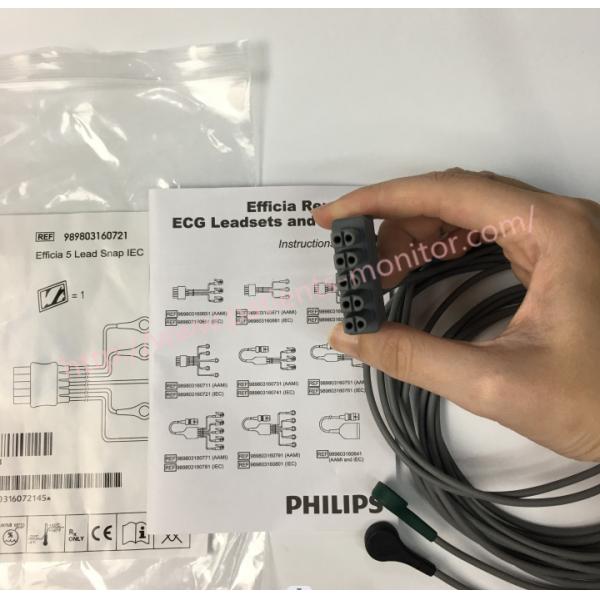 989803160721 IEC кнопки руководства взрослого ECG 5 philip многоразовый Efficia