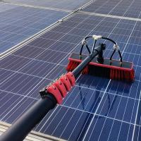 escova de limpeza solar de alumínio de 5.4m Polo para a limpeza do painel e de janela do picovolt