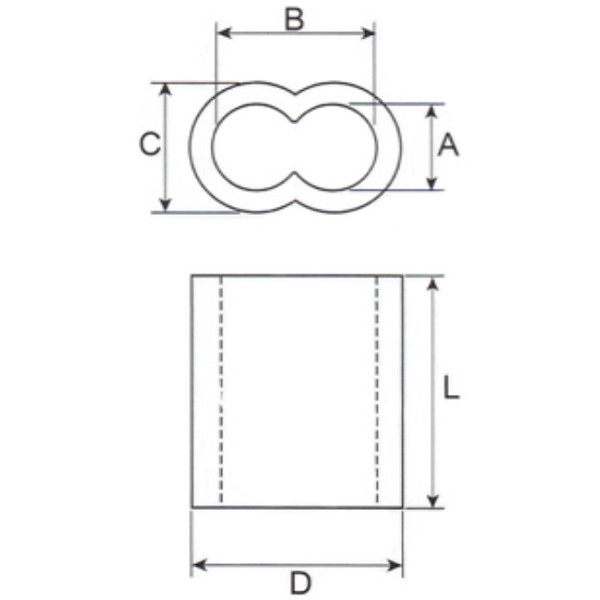 Ferrule Aluminiuml веревочки провода часов гофрируя алюминиевый бросая тип США