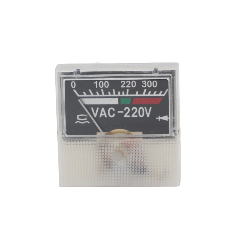 High Quality 40*40mm Single Diode Black Analog Moving Coil Voltage Meter for Stabilizer 91L16 Single Phase 300V