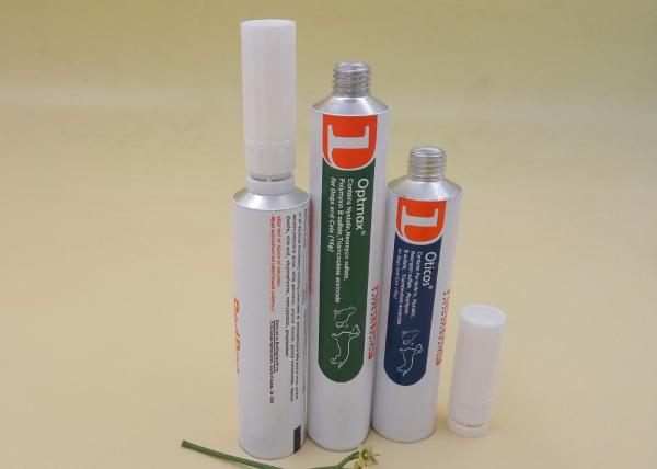 Soft Aluminum Flexible Packaging Hair Remover Cream Tube , Hairball Remover Tube With Long Cap