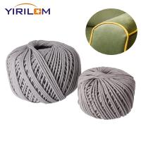 Vente en gros de raccords de câbles de tuyauterie en coton naturel 4 mm pour meubles