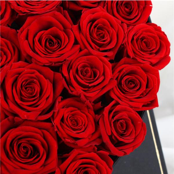 Forever Luxury Preserved Roses , Flower Heart Box For Wedding Gift