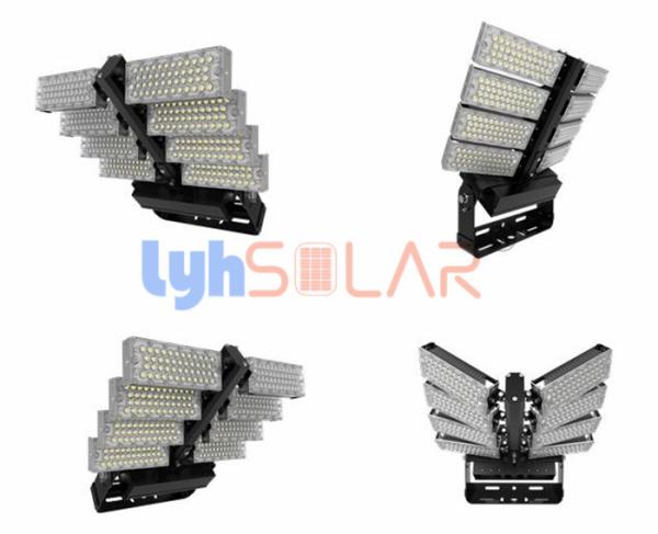 Black 960W Backyard Stadium Lights 3000-6000k With Powder Coating Anti UV And Anti Corrosion