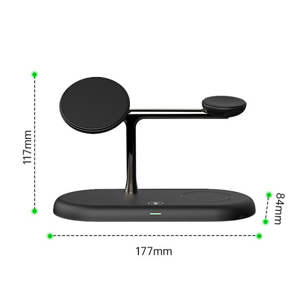 OEM/ODM T256 cargador rápido inalámbrico ABS cargador de teléfono cargador negro