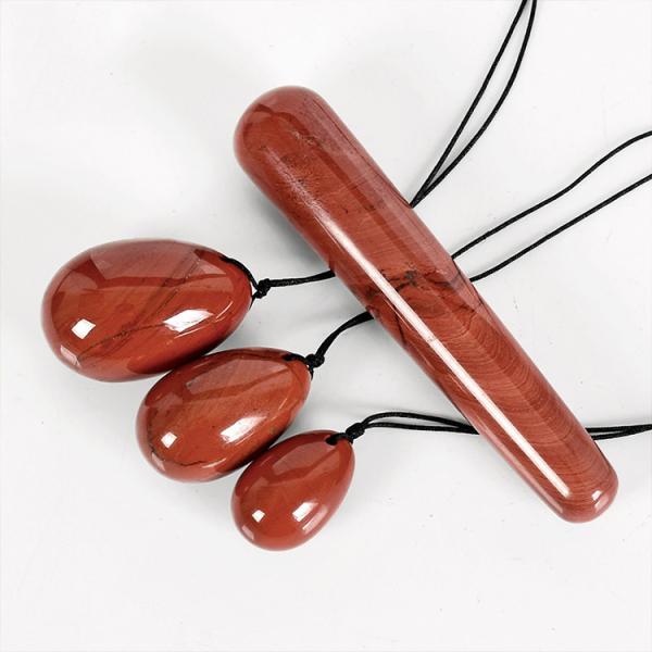 Natural Quartz Crystal Nephrite Jade Yoni Egg Set for Women Class I Vaginal Massage 4Pcs