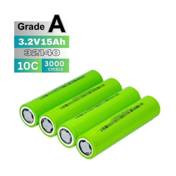 Brand New Grade A High Quality LiFePO4 Battery Cell Cylindrical 32140 3.2V 15ah 