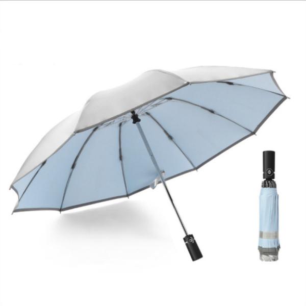 Mini Pocket Manual Umbrella with Customized Logo Print and Aluminium Fiberglass Ribs
