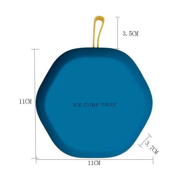 Food Grade Silicone Ice Mold Sustainable Diamond Shape Silicone Ice Cube Trays